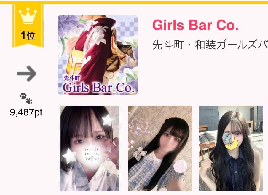 京都No. 1ガールズバー🥇✨