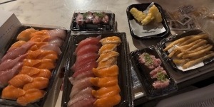 ビールを浴びた